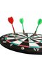 15 Inch Dart Board 4 Metal Tip Darts Arrow Durable Wooden Body - 3