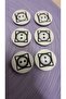Polyester Button 35 Size 24 mm 6 Pieces