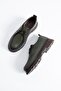 Resel stitched tied genuine leather women's shoes khaki leather - 4