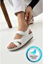 Aryan 09-984 D.R Recommended Orthopedic Women's Sandals White