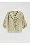 Nevavm Farkıyla Bebe Collar Embroidered Bow Blouse - 5