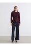 Özmarka New Season Crew Neck Peplum Women's Knitwear Sweater - 2