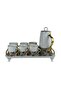 Luxury Ceramic Serving Set with Honeycomb Pattern - 2