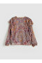 Trendlucky Contrast Collar Patterned Blouse - 6