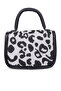 Women Black Buffalo Print Sling Bag
