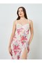 Women Floral Lace Slip Dress with Brief - 3
