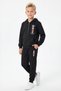 3-Piece Zippered Printed Detailed Kangaroo Pocket 6-Piece Boys' Tracksuit Set - 4