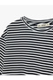 Crew Neck Short Sleeve Asymmetrical Cut Lace Detailed T-Shirt - 5
