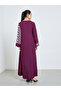 Women Burgundy Printed A-Line Jalabiya - 4