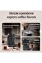 20-Bar Espresso Machine with Grinder, 1350W Coffee Maker, Milk Frother, 1.8L Tank - 2
