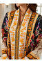 Women Printed V-Neck A-Line Jalabiya - 2