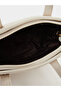 Women White Pleated Tote Bag - 4