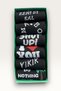 6 Pairs of Cotton Black College Socks – Unisex Women's and Men's Socks Set - 8