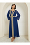Women Chiffon Jalabiya with Lace Trims - 3