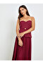 Bandeau Pleated A-Line Maxi Dress - 2