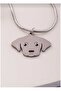 Golden Dog Steel Necklace - 4