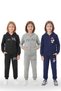 3-Piece Zippered Sweatshirt and Sweatpants Girls' Tracksuit Set - 6 Pieces
