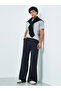 Men Wide Leg Joggers with Back Pocket Detail - 2