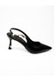 2032 Black Heeled Evening Dress Women's Shoes - 2