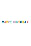 Party Patterns Letter Banner w/Ribbon 6"x87.2" 1ct