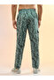 Men Printed Straight Fit Sports Cargo Trackpants - 4