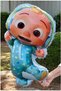Cocomelon Balloon Set 6 Years Old Gold Number Balloon 4 Pieces Birthday Party Decoration - 2