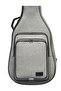 Linen Gray Classic Guitar Bag with Waterproof Padding – Handle Stabilizer and Velcro Gigbag - 8