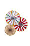Circus Fan Decorations 3Ct