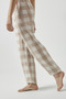 Cotton Plaid Flannel Woven Pajama Bottoms - 3