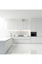 Matte White Adhesive Foil Kitchen Cabinet and Furniture Covering Foil 75cm X 10Mt - 2