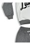 L.A. Lakers Gray 3 Thread Non-Embossed Kids' Kit - 3
