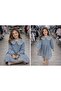 Girl's Denim Dress with Stones - 2