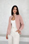 Women's Zippered Knitted Stand Collar Thick Quality Cardigan - 4
