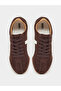Women Brown Suede Retro Style Sneakers - 5