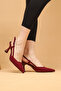 Women's Thin Heeled Satin Evening Dress Shoes High Heels - 2