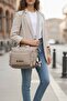 Beige Women's Shoulder Bag - Multifunctional Daily Handbag-C1 - 3