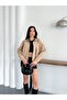 Belted Pleated Bomber Trench Jacket - 4