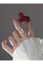 Women Silver Butterfly Shape Ring - 3