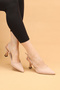 Women's Thin Heeled Satin Evening Dress Shoes High Heels