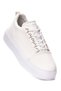 Men's Casual Trine White Sneakers - 4