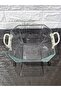 Silver Detailed Salad Bowl & Presentation Bowl - Sterile Bowl Krn299 1900 Cc - 3