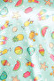 Print Me Pretty Top & Shorts Set in Sky Blue - Satin - 4
