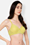 Padded Non-Wired Full Cup T-shirt Bra in Olive Green - 4