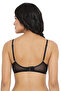 Padded Non-Wired Full Coverage Printed T-Shirt Bra in Black - Powernet - 4