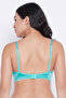 Padded Non-Wired Full Cup T-shirt Bra in Turquoise Blue - 5
