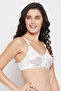 Non-Padded Non-Wired Plus Size Bra in White With Matching PN1675R18 - 4