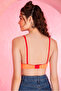Padded Non-Wired Full Cup T-shirt Bra in Peach - 4