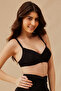 Padded Non-Wired Full Coverage Multiway T-Shirt Bra In Black - 3