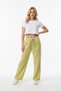 Women's Elastic Waist Comfortable Fit Linen Trousers