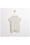 Baby Boy Cotton Jumpsuit with Hat - 2